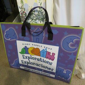 Purple Portfolio Art Storage BAG for Posters with pockets 5 LBS EMPTY